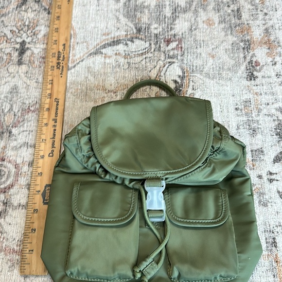 Green Nylon Mini Backpack - Picture 4 of 6